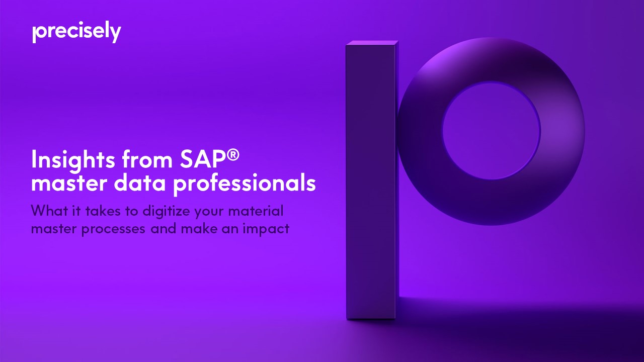 Insights from SAP master data professionals