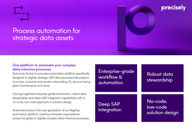 Automate Evolve Technical Brief Process automation for strategic data assets