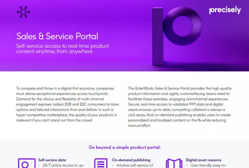 Sales & Service Portal