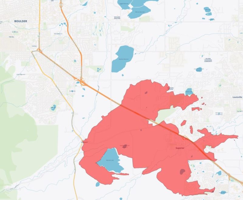 Marshall Fire - wildfire risk