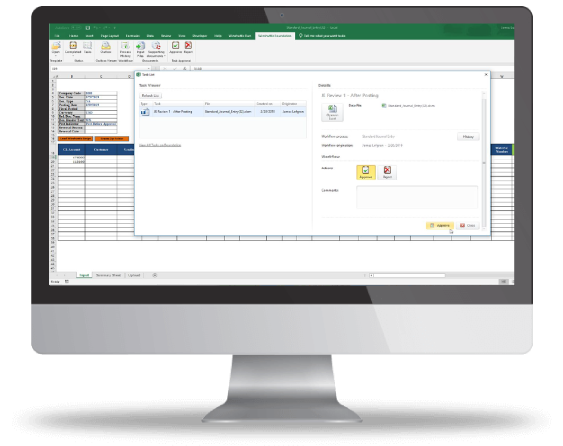 SAP journal entries all from Excel