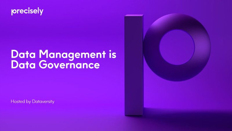 Data Management is Data Governance
