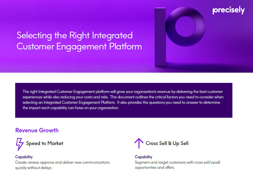 Selecting the Right Integrated Customer Engagement Platform