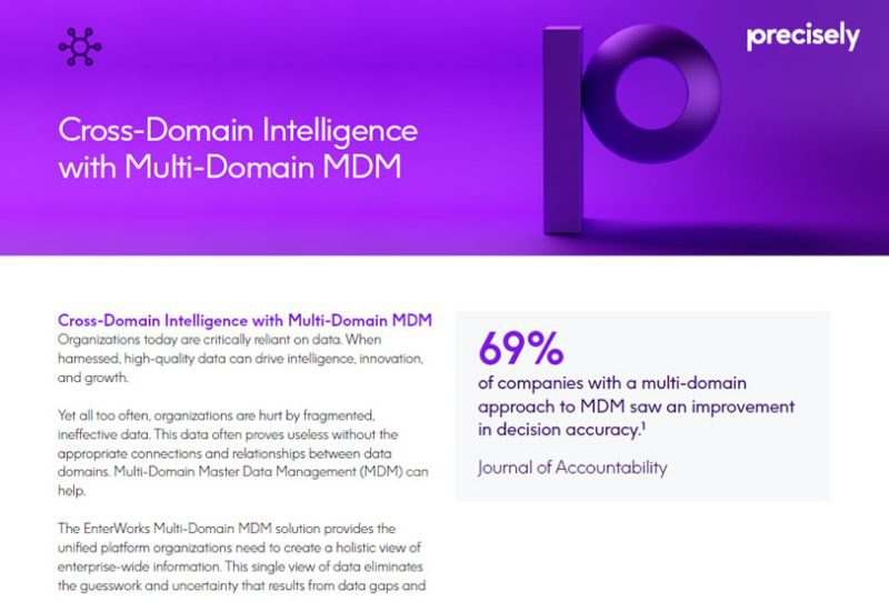 Cross Domain Intelligence with Multi-Domain MDM