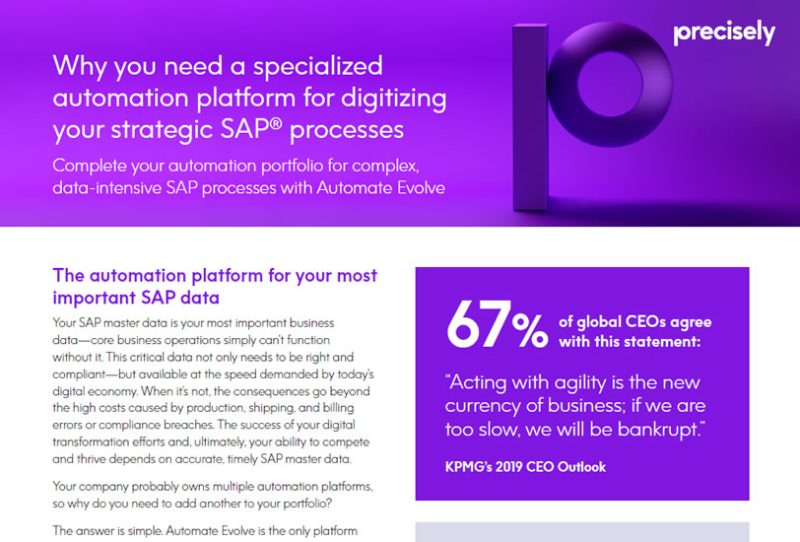 Why You Need A Specialized Automation Platform
