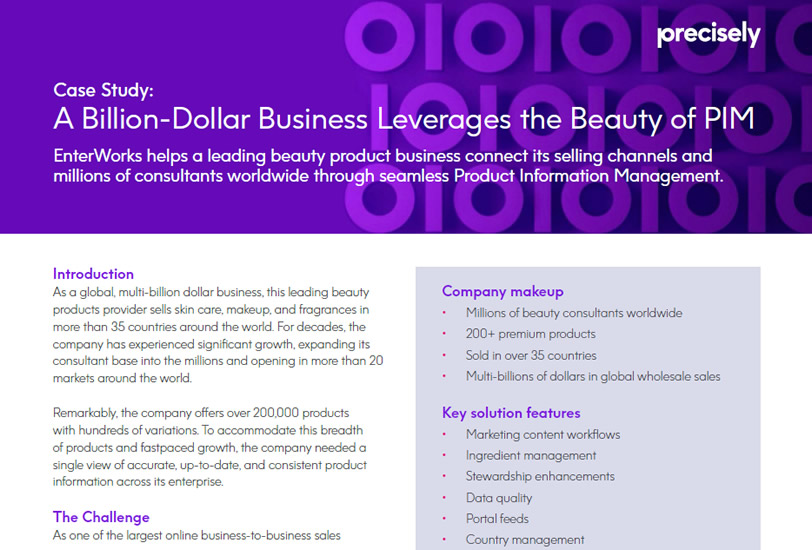 A Billion-Dollar Business Leverages the Beauty of PIM