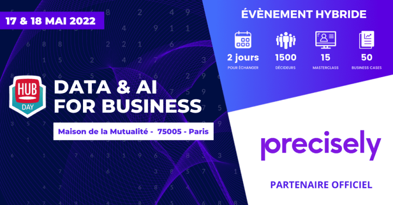 Precisely sera au Hubday Data & AI for Business 2022