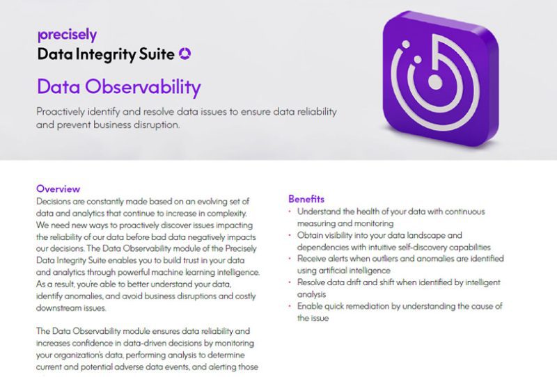 Data Observability Data Observability