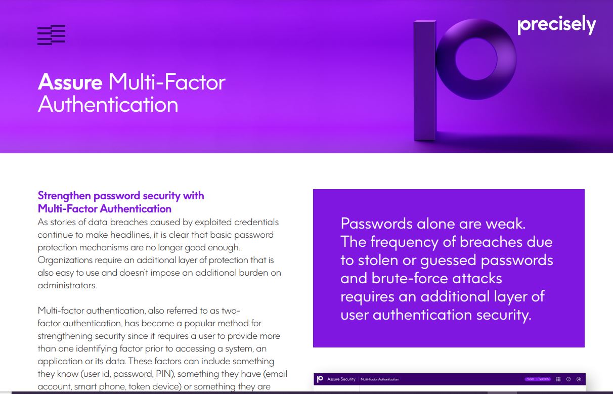 Assure Multi-factor Authentication