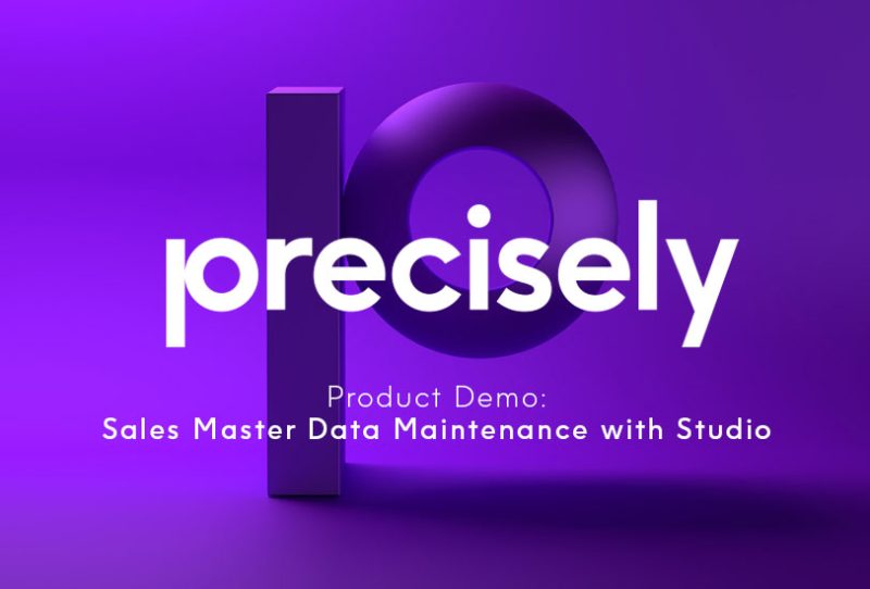 Sales Master Data Maintenance with Studio