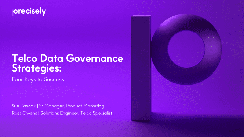 Telco Data Governance Strategies - Four Keys to Success Telco Data Governance Strategies - Four Keys to Success