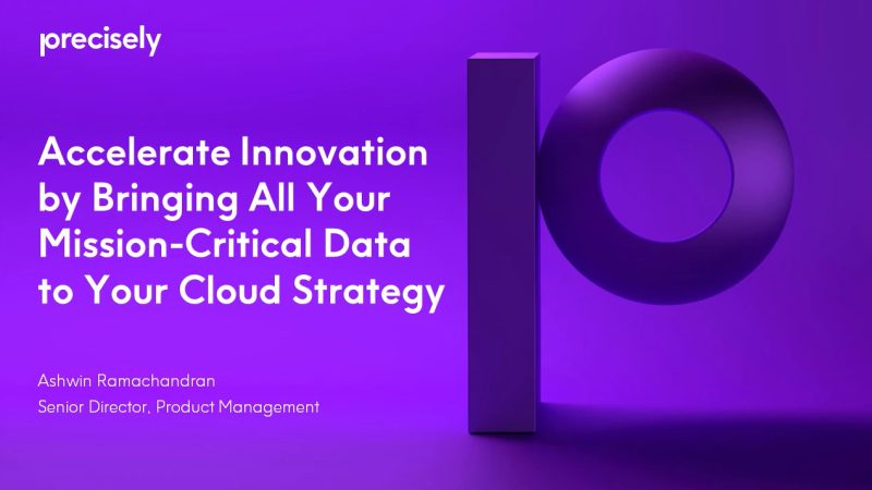 Accelerate Innovation by Bringing all Your Mission-Critical Data to Your Cloud Strategy