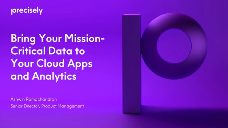 Bring Your Mission-Critical Data to Your Cloud Apps and Analytics
