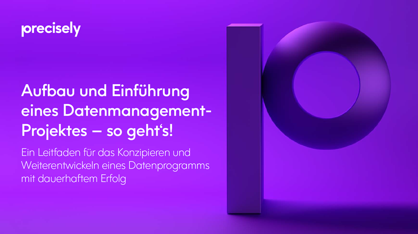 Aufbau und Einführung eines Datenmanagement- Projektes – so geht‘s!