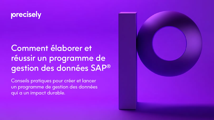 Comment élaborer et réussir un programme de gestion des données SAP