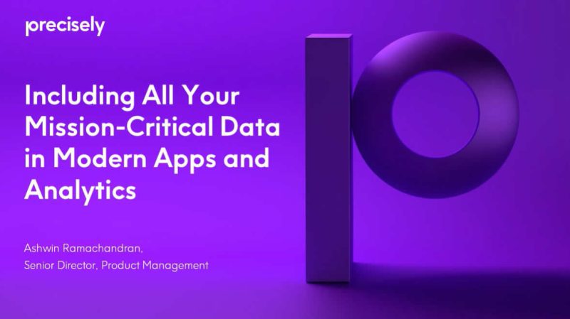Including All Your Mission-Critical Data in Modern Apps and Analytics