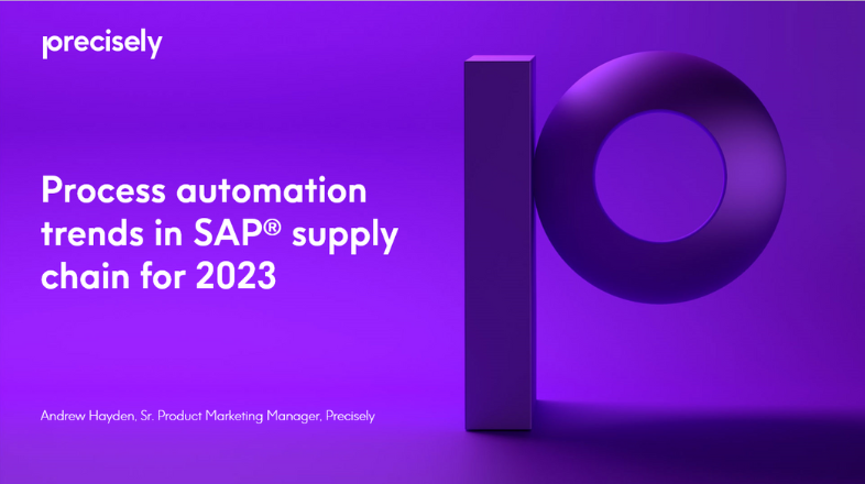 Process automation trends in SAP® supply chain for 2023