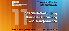 IT Onlinekonferenz - Rationalisierung der SAP S/4HANA-Migration