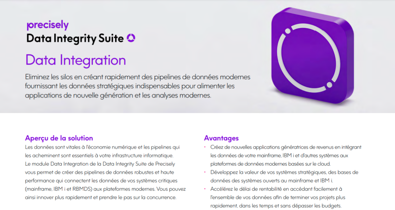 Precisely Data Integrity Suite - Data Integration