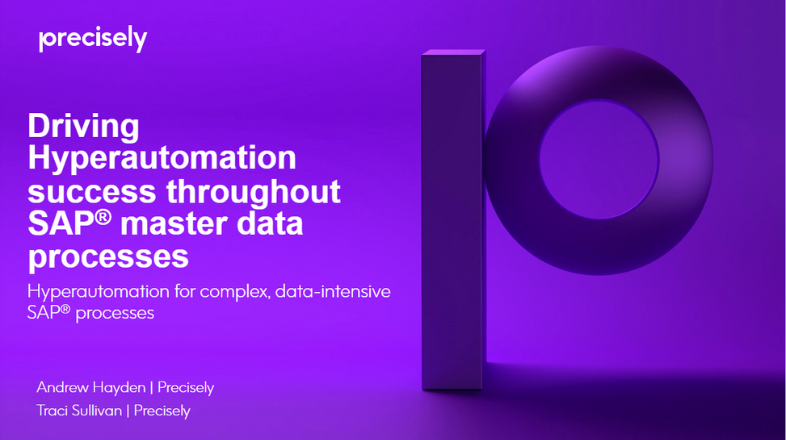 Driving Hyperautomation Success Throughout SAP® Master Data Processes