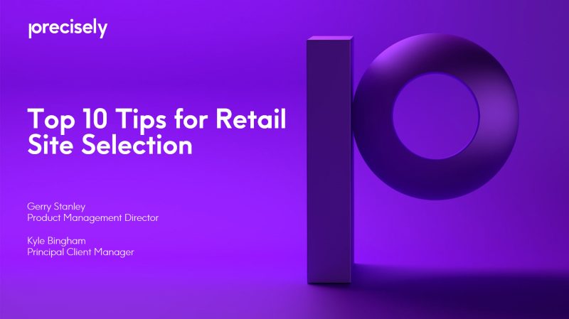 Retail site selection webinar