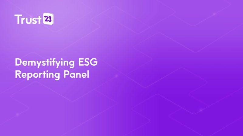 Demystifying ESG Reporting Panel
