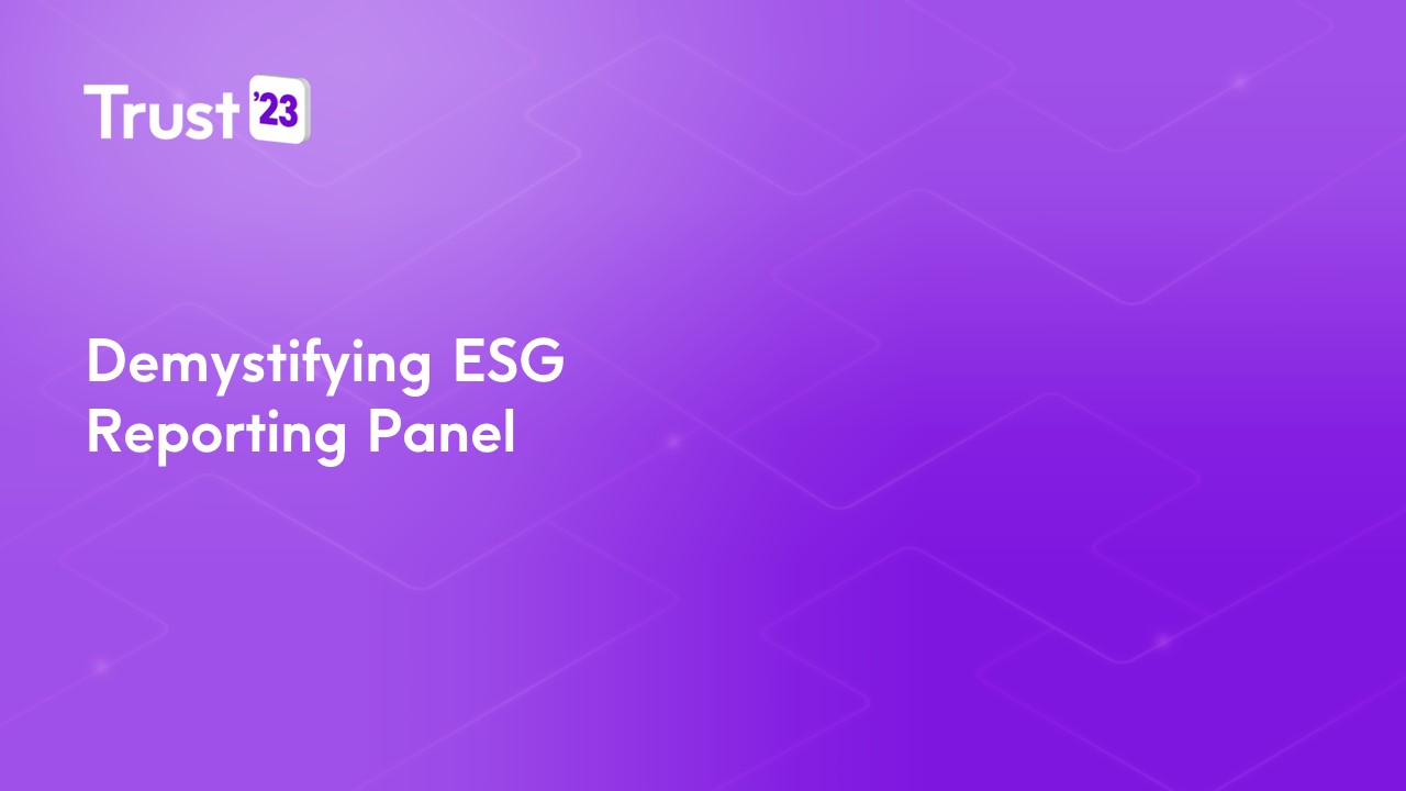 Demystifying ESG Reporting Panel