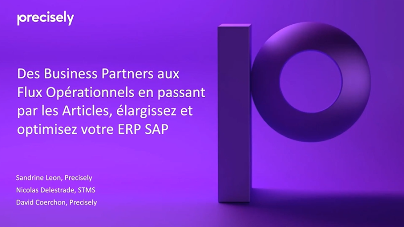 Des Business Partners aux Flux Opérationnels en passant par les Articles, élargissez et optimisez votre ERP SAP
