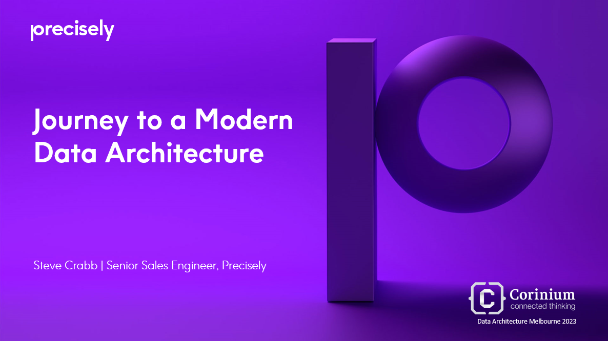 Journey to a Modern Data Architecture Journey to a Modern Data Architecture