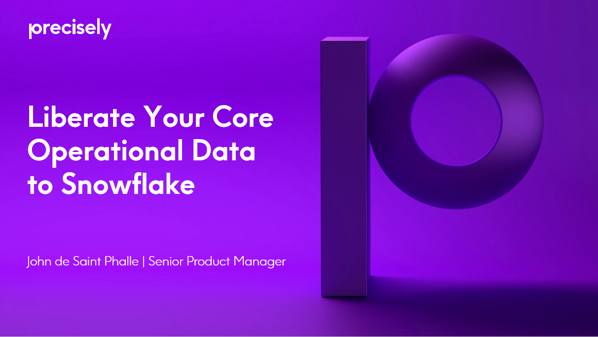 Liberate Your Operational Data to Snowflake