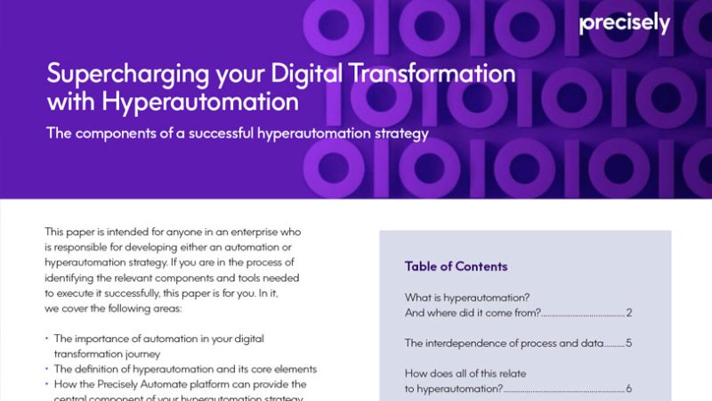 Digital Transformation with Hyperautomation