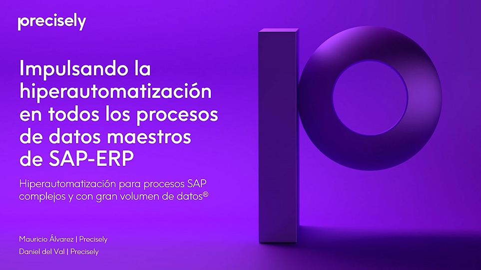 Impulsando y la hiperautomatización en todos los procesos de datos maestros de SAP-ERP Impulsando y la hiperautomatización en todos los procesos de datos maestros de SAP-ERP
