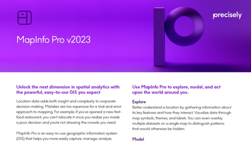 MapInfo Pro v2023