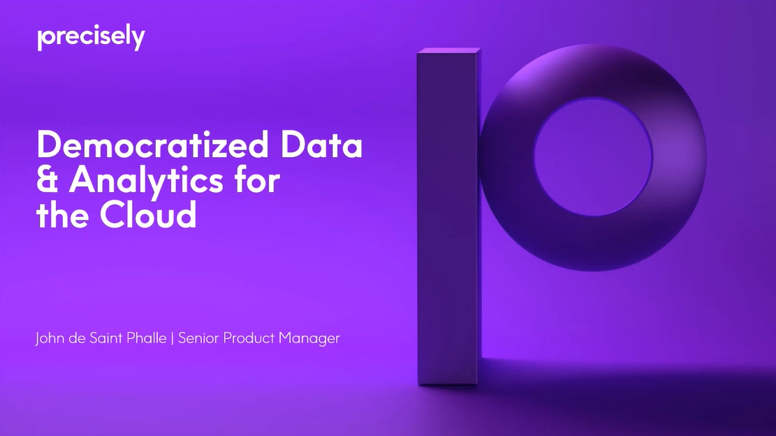 Democratized Data & Analytics for the Cloud Democratized Data & Analytics for the Cloud