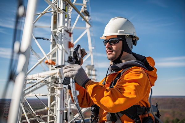 technician working on a telecom network - telcom growth