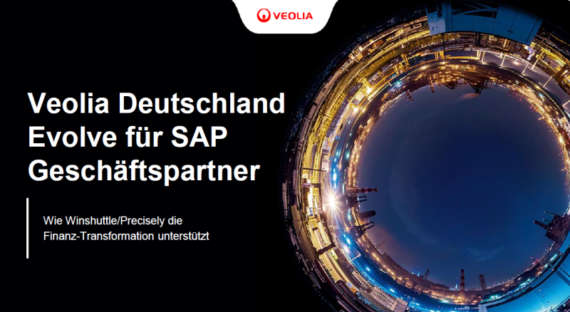 Veolia Deutschland - Evolve für SAP Geschäftspartner