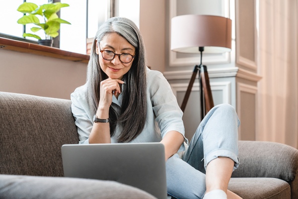 woman revising the onboarding experience