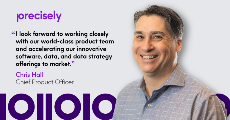 Precisely Promotes Christopher Hall to Chief Product Officer