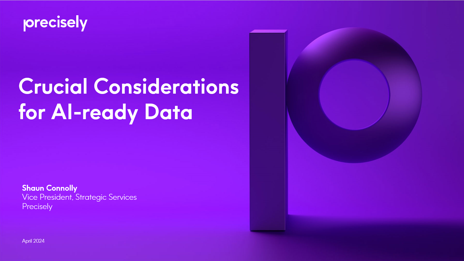 Crucial Considerations for AI-ready Data