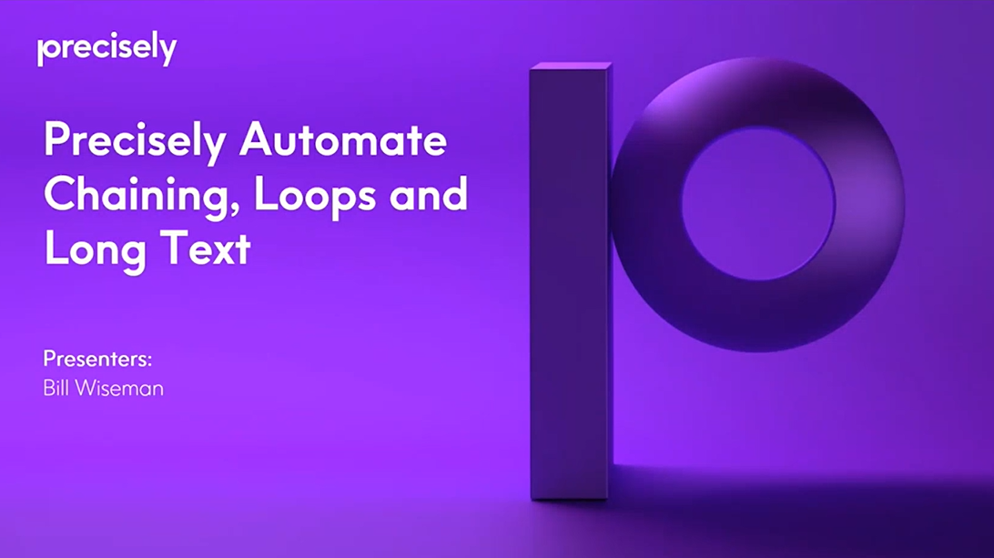 Chaining, Looping, and Long Text for Script Development and Automation Chaining, Looping, and Long Text for Script Development and Automation