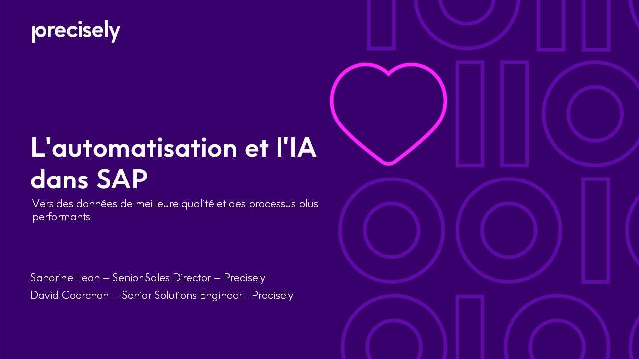L'automatisation et l'IA dans SAP L'automatisation et l'IA dans SAP