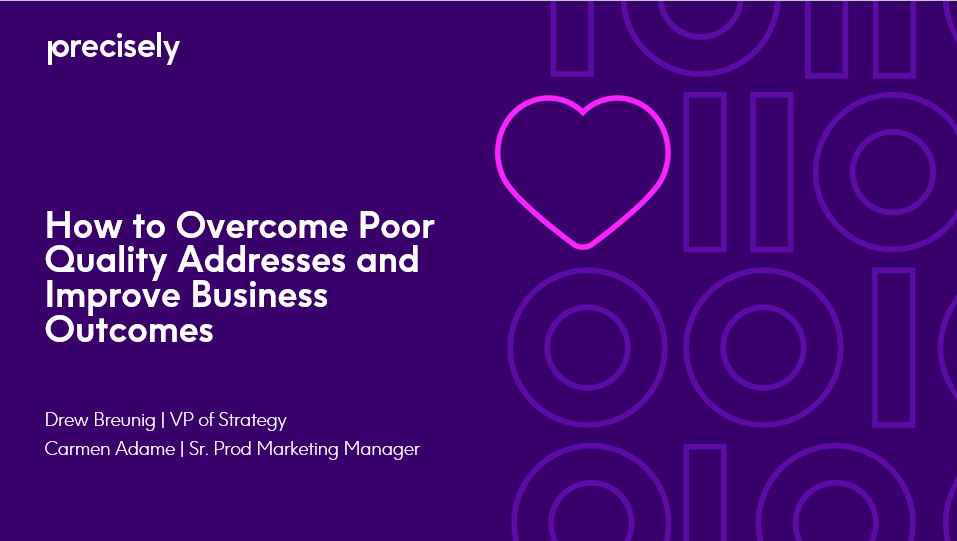 How to Overcome Poor Quality Addresses and Improve Business Outcomes How to Overcome Poor Quality Addresses and Improve Business Outcomes