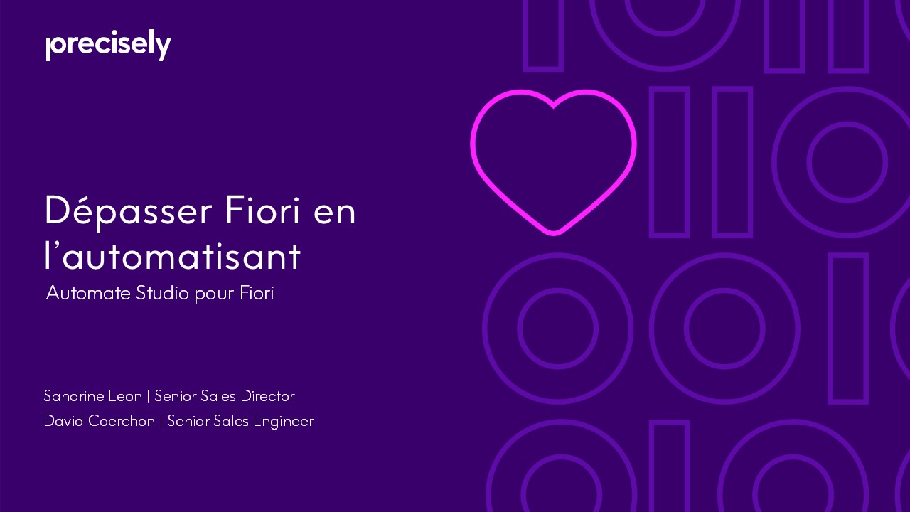 Dépasser Fiori en l’automatisant Automate Studio pour Fiori Dépasser Fiori en l’automatisant Automate Studio pour Fiori