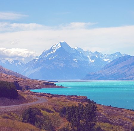 New Zealand mountain image
