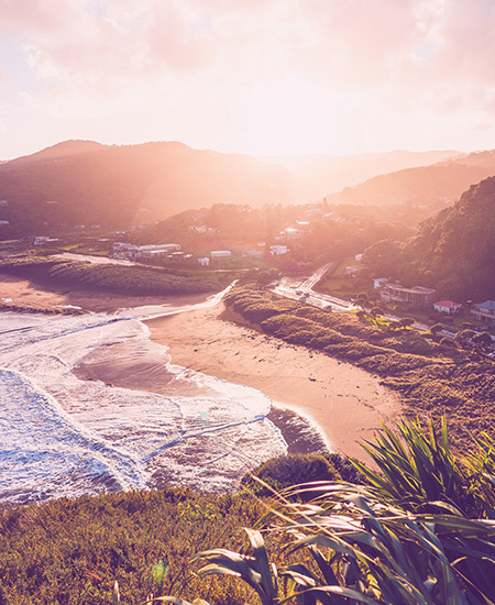 New Zealand coast image