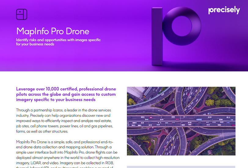 PS_MapInfo Pro Drone_200512_E_final MapInfo Pro Drone