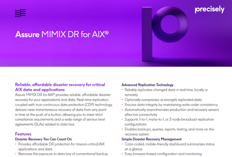 PS_Assure MIMIX DR for AIX_200611_E