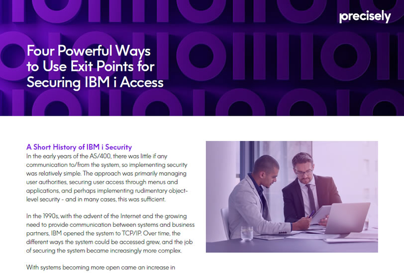 WP_Four Powerful Ways to Use Exit Points for Securing IBM i_200609_E_final exit points