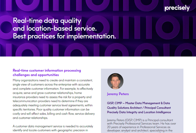 Real-Time Customer Information and Location-Based Service Real-Time Customer Information and Location-Based Service