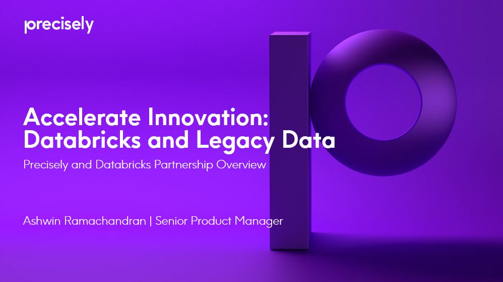 Accelerate Innovation with Databricks and Legacy Data Accelerate Innovation with Databricks and Legacy Data